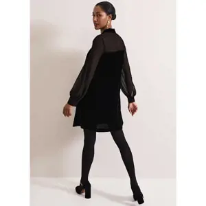 Phase Eight Black Velvet Dress